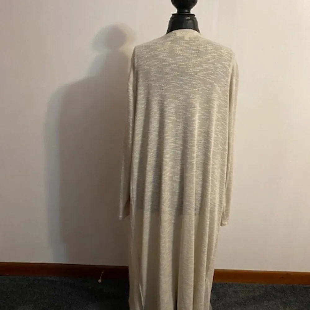 Wall Flower Beige Open cardigan, size 2X - Picture 2 of 3